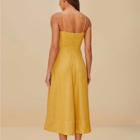 FARM Rio Sand Garden Lenzing™ Ecovero™ Euroflax™ Midi Dress - Picture 3 of 8